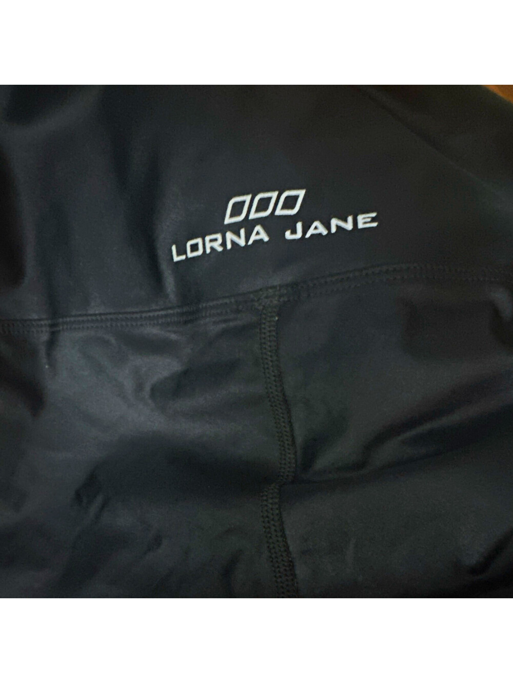 Lorna Jane Black bike shorts Women’s S M Yoga Pull-On Stretch Polyester/Elastane
